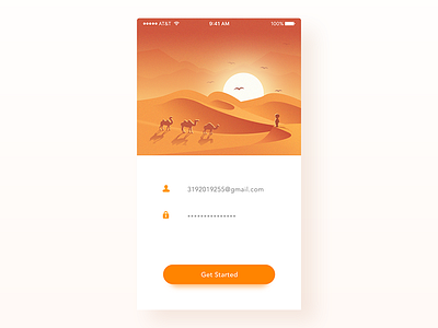 Login page design