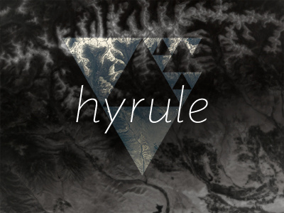 Hyrule hyrule ideal ideal sans satellite triforce zelda