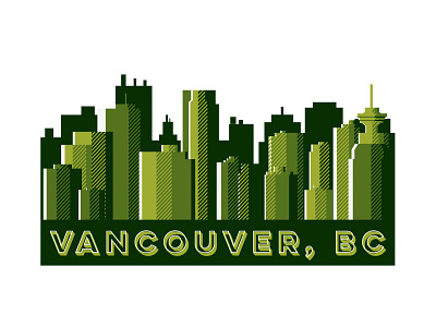 Vancouver, BC bc british columbia canada city cityscape design graphic design graphic designer illustration vancouver vector