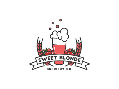Personal Project: Sweet Blonde adobe branding branding design design graphic graphic design illustrator logo logo design vector vector logo