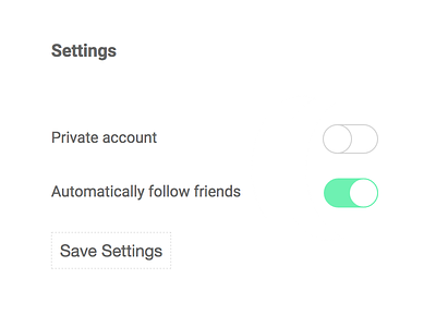 Settings Page button html5 ios page radio settings switch ui wordo