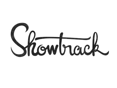 Showtrack calligraphy cursive handlettering lettering letters logo typography