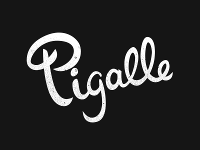 Pigalle calligraphy handlettering handwriting lettering logo pigalle type typedesign typography