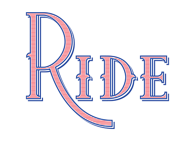 Ride calligraphy capital drop handlettering handwriting lettering logo type typedesign typography