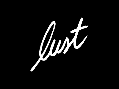 Lust freehand freestyle graffiti handlettering lettering logo typography