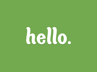 Hello handlettering lettering logo typography