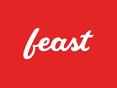 Feast handlettering lettering logo typography