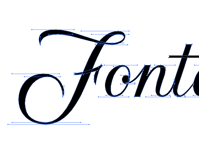 Introduction to Vectorizing Hand Lettering: Thicks and Thins