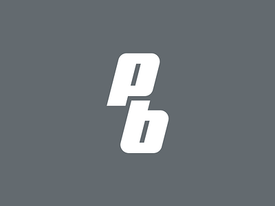 PB Monogram handlettering lettering logo monogram typography