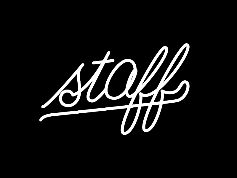 Staff (animation) after animated animation branding effects handlettering lettering logo monoline typography