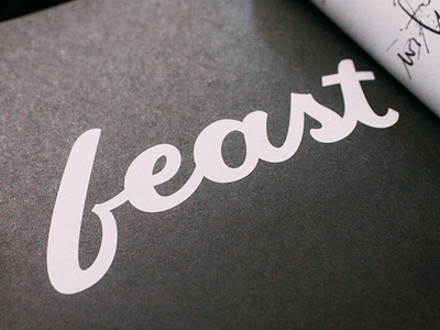 Feast in Typism Book 2 book feast handlettering lettering logo typism typography