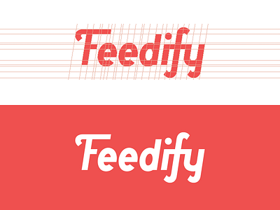 Feedify branding handlettering lettering logo typography