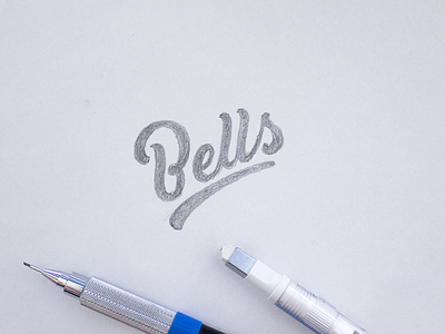 Bells handlettering lettering logo logotype typography wordmark