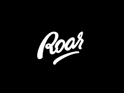 Roar handlettering lettering logo logotype typography urban wordmark