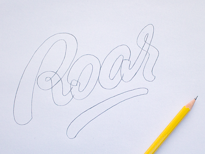 Roar font handlettering lettering logo logotype typography