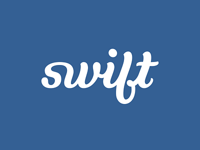 Swift handlettering lettering logo logotype typography