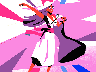 The Fashionista: GRL PWR 2danimation 3dart aftereffects animation branding design designmatters illustration illustrator motion motiondesign motiongraphics motionographer sketch sugarblood sunset supersequential travel vector xuxoe