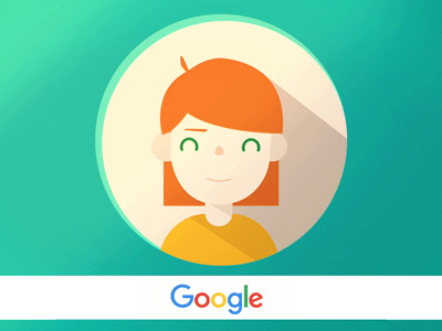 Megan Google allevato animation character design flat google pedro sugar blood