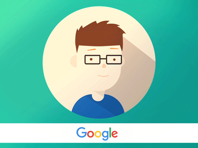 John Google animation character google icon illustrator logo sugar blood