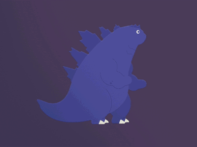 Dino 2d animation barney dinosaur purple sugar blood vector video game