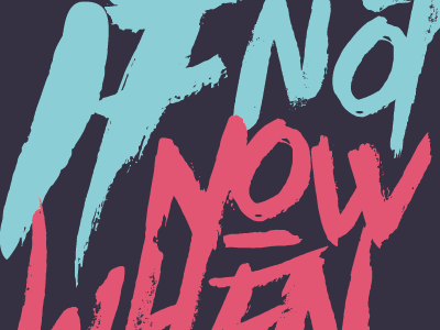 if not now when ?? allevato allevatop blue dark illustration pedro sugar blood typo typography vector