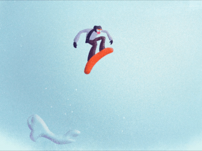 Snowboarding Blood (with texture) allevato animade blue flash illustration pedro skii snow snowboard sugar blood vector