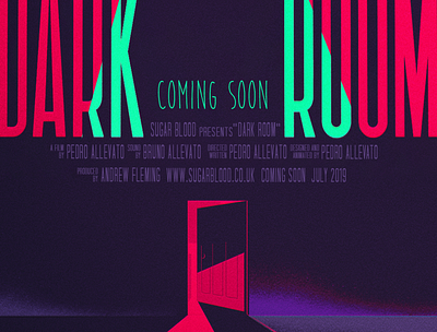 Dark Room (5days)Something dark is coming... 2d allevato animation branding dark design door illustration logo noir photo relationship sugar blood vector