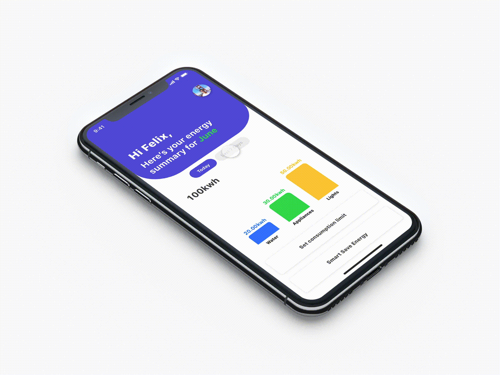 Smart Home Energy App adobe adobexd animation app dailyui design designer interaction productdesign ui ux uxdesign