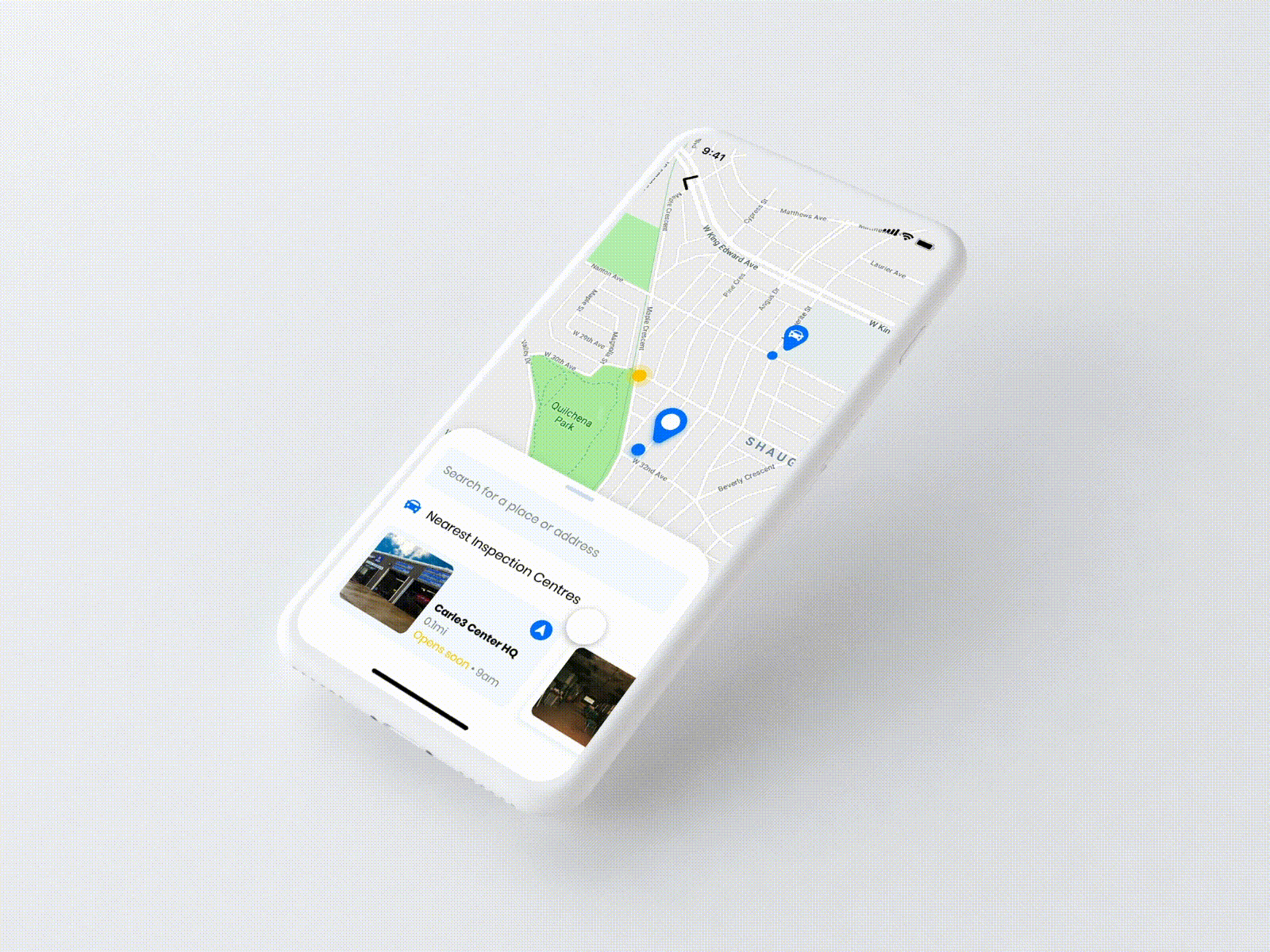 Navigation Mobile App animation app design dailyui design location map maps navigation navigator productdesign prototype ui ux