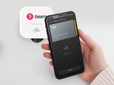 Beam Wallet - pay at the counter app application button cardpayment cards credit card credit cards iphone mobile payments tap n go taptopay wallet