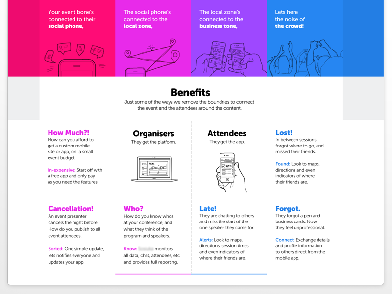 Illustrations And Colours illustration colourful responsive grid black and white
