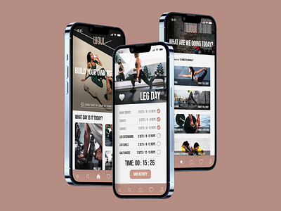 Day 062 - Workout of the day #DailyUIChallenge branding dailyuichallenge design figma logo responsivedesign ui webdesign