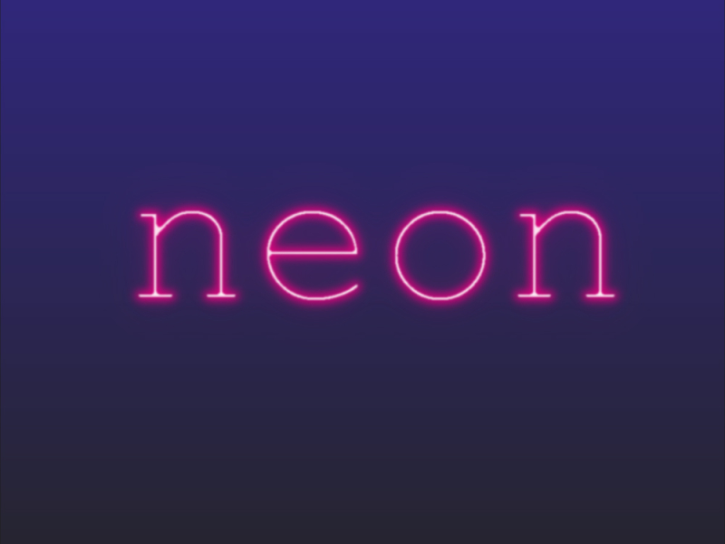 Neon by Anastasia Onishchenko on Dribbble