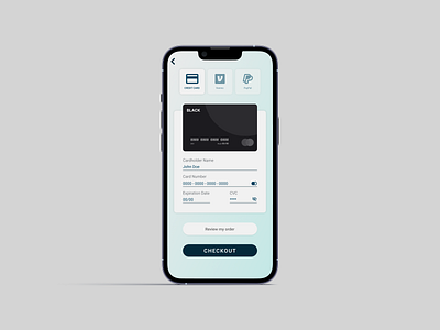 Credit Card Checkout - #DailyUI 002