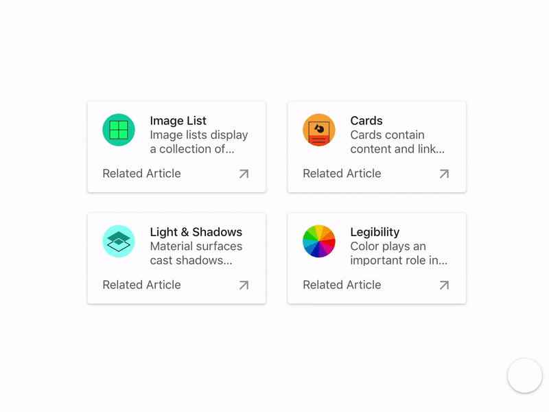 Sortable Grid Component framerx grid material design material ui prototyping reactjs