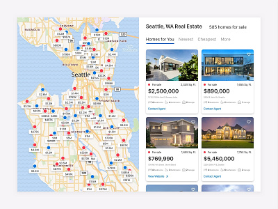 Zillow Web Redesign Concept