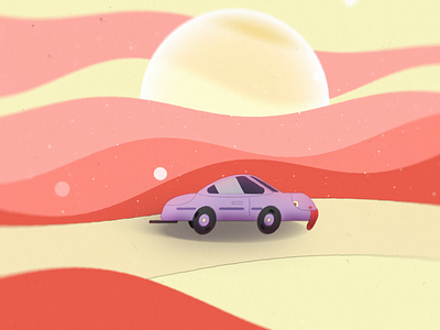 Car Driver Animation animation car design desire agency driver graphic design illustration motion motion graphics road