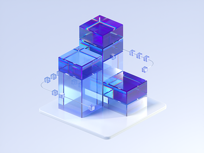 3D Icon for Financial Startup