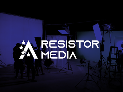 Resistor Media branding design illustration
