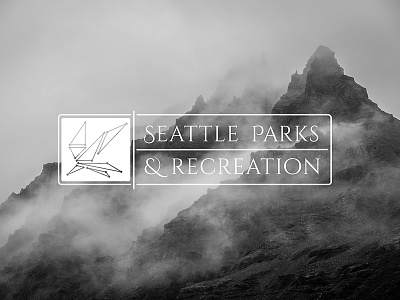 Seattle Parks & Rec adobe branding illustrator logo design