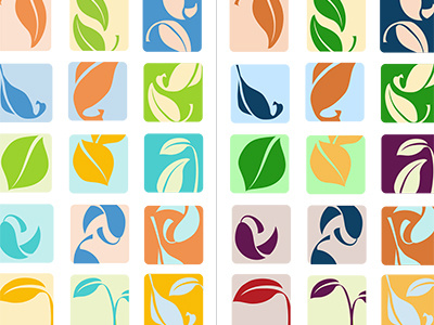 CoachHub Avatars avatar coachhub health icons illustration leaf leaves