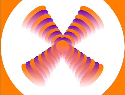 SPOTLIGHT_ORANGE artwork branding circles concept design fluid music opacity orange product purple vortex waves