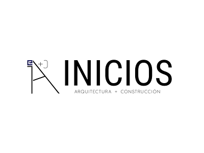 INICIOS: ARQUITECTURA + CONSTRUCCION architecture architecture logo artwork chameleon97logos concept construction design illustration interiordesign landscape logo mexican vector