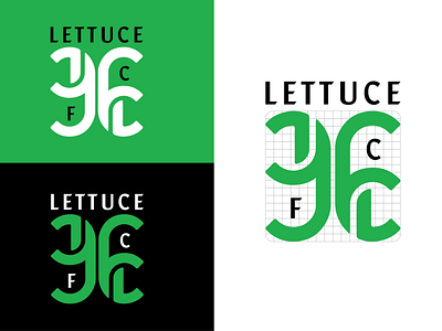 Lettuce, F.C. branding chameleon97logos circular concept design fc fresh game green identity illustration join lettuce logo mexican play soccer soccer ball vector