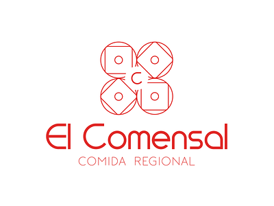 01.COMENSAL air branding comensal concept cool dagg food linkedin logo media mexican minimalist red restaurant social table tacos work