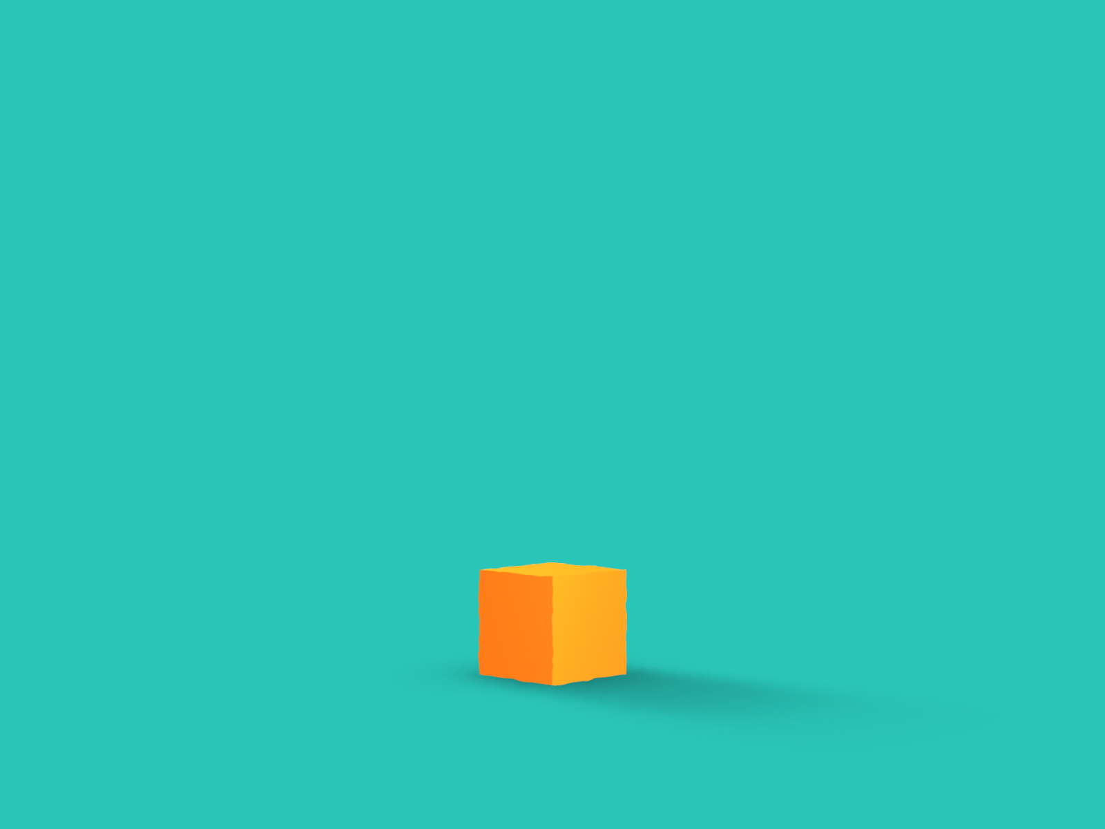 BOUNCY CUBY (PROJECT FILE IN DESCRIPTION) 2d 3d after effects aftereffects animation loop motion motion graphics