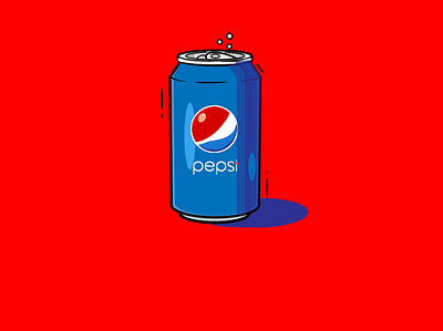 pepsi can illustration 3d branding can design drinks expert food freelance graphic design illustration logo pepsi soda ui vector web design