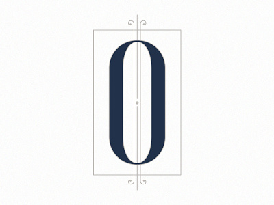O Monogram branding logo monogram o