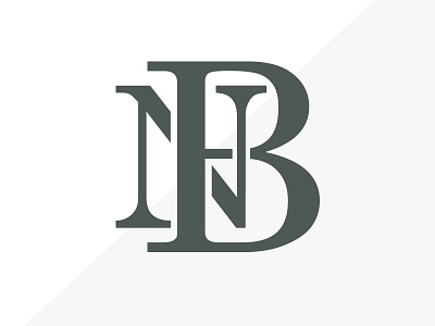 BN Monogram brand branding identity logo mark monogram type typography