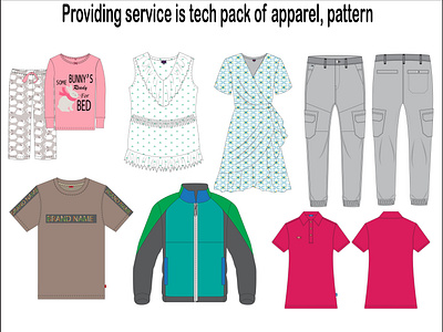 I will make apparel tech pack & sewing pattern.